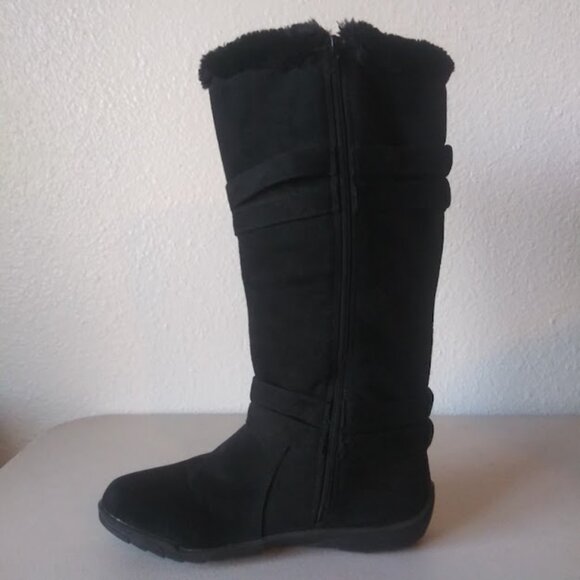 Hot Cakes Buffy women's size 8.5W black knee high boots - Picture 4 of 12